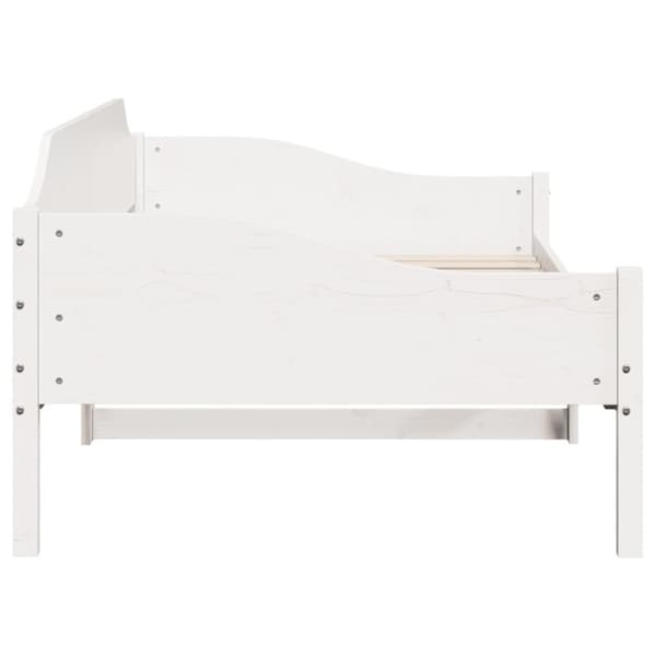 vidaXL Sengeramme uten madrass hvit 90x190 cm heltre furu