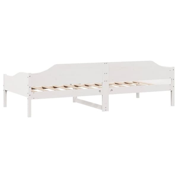 vidaXL Sengeramme uten madrass hvit 90x190 cm heltre furu