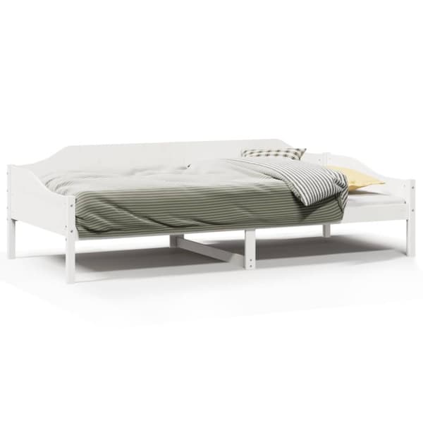 vidaXL Sengeramme uten madrass hvit 90x190 cm heltre furu