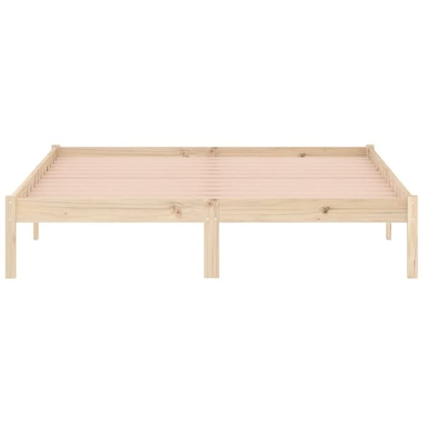 vidaXL Sengeramme uten madrass 152x203 cm heltre furu