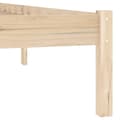 Miniatyrbilde 8 av 10: vidaXL Sengeramme uten madrass 152x203 cm heltre furu