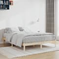 Miniatyrbilde 2 av 10: vidaXL Sengeramme uten madrass 152x203 cm heltre furu