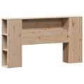 Miniatyrbilde 8 av 11: vidaXL Seng med bokhylle uten madrass 120x200 cm heltre furu
