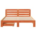 Miniatyrbilde 5 av 11: vidaXL Sengeramme uten madrass voksbrun 120x190 cm heltre furu