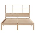 Miniatyrbilde 5 av 11: vidaXL Seng med bokhylle uten madrass 120x200 cm heltre furu