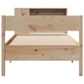 Miniatyrbilde 5 av 11: vidaXL Seng med bokhylle uten madrass 75x190 cm heltre furu