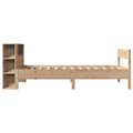 Miniatyrbilde 6 av 11: vidaXL Seng med bokhylle uten madrass 75x190 cm heltre furu