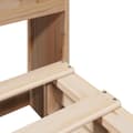 Miniatyrbilde 10 av 11: vidaXL Seng med bokhylle uten madrass 200x200 cm heltre