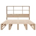 Miniatyrbilde 5 av 11: vidaXL Seng med bokhylle uten madrass 140x190 cm heltre