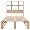 Miniatyrbilde 5 av 11: vidaXL Seng med bokhylle uten madrass 75x190 cm heltre