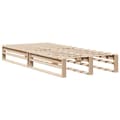 Miniatyrbilde 6 av 11: vidaXL Seng med bokhylle uten madrass 75x190 cm heltre