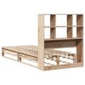 Miniatyrbilde 9 av 11: vidaXL Seng med bokhylle uten madrass 75x190 cm heltre