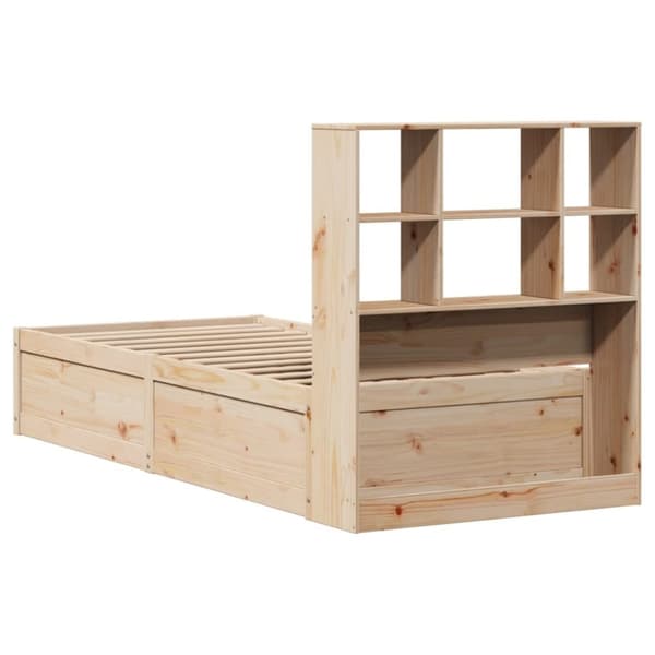 vidaXL Sengeramme uten madrass 90x190 cm heltre furu