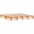 Pikkukuva 6 / 11: vidaXL Sänky kirjahyllyllä ilman patjaa vahanrusk 180x200 cm täysi puu
