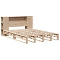 Miniatyrbilde 4 av 11: vidaXL Seng med bokhylle uten madrass 140x190 cm heltre