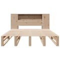 Miniatyrbilde 6 av 11: vidaXL Seng med bokhylle uten madrass 140x190 cm heltre