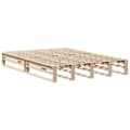 Miniatyrbilde 7 av 11: vidaXL Seng med bokhylle uten madrass 140x190 cm heltre