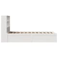 Miniatyrbilde 7 av 11: vidaXL Sengeramme uten madrass hvit 90x190 cm heltre furu