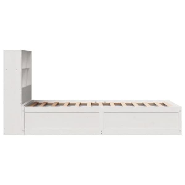 vidaXL Sengeramme uten madrass hvit 90x190 cm heltre furu