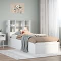 Miniatyrbilde 2 av 11: vidaXL Sengeramme uten madrass hvit 90x190 cm heltre furu
