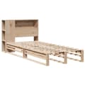 Miniatyrbilde 4 av 11: vidaXL Seng med bokhylle uten madrass 90x190 cm heltre