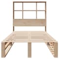 Miniatyrbilde 5 av 11: vidaXL Seng med bokhylle uten madrass 90x190 cm heltre