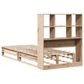 Miniatyrbilde 9 av 11: vidaXL Seng med bokhylle uten madrass 90x190 cm heltre