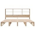 Miniatyrbilde 5 av 11: vidaXL Seng med bokhylle uten madrass 180x200 cm heltre