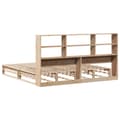 Miniatyrbilde 9 av 11: vidaXL Seng med bokhylle uten madrass 180x200 cm heltre