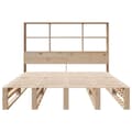Miniatyrbilde 5 av 11: vidaXL Seng med bokhylle uten madrass 120x200 cm heltre
