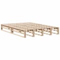 Miniatyrbilde 6 av 11: vidaXL Seng med bokhylle uten madrass 120x200 cm heltre