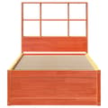Miniatyrbilde 5 av 11: vidaXL Sengeramme uten madrass voksbrun 90x190 cm heltre furu