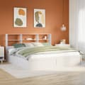 Miniatyrbilde 2 av 11: vidaXL Sengeramme uten madrass hvit 180x200 cm heltre furu