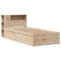 Miniatyrbilde 4 av 11: vidaXL Sengeramme uten madrass 90x190 cm heltre furu