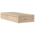 Miniatyrbilde 6 av 11: vidaXL Sengeramme uten madrass 90x190 cm heltre furu
