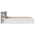 Miniatyrbilde 7 av 11: vidaXL Sengeramme uten madrass hvit 140x190 cm heltre furu