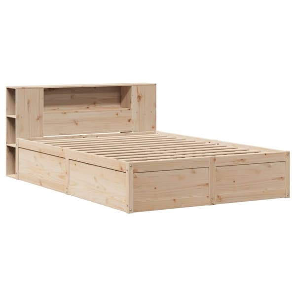 vidaXL Sengeramme uten madrass 120x190 cm heltre furu