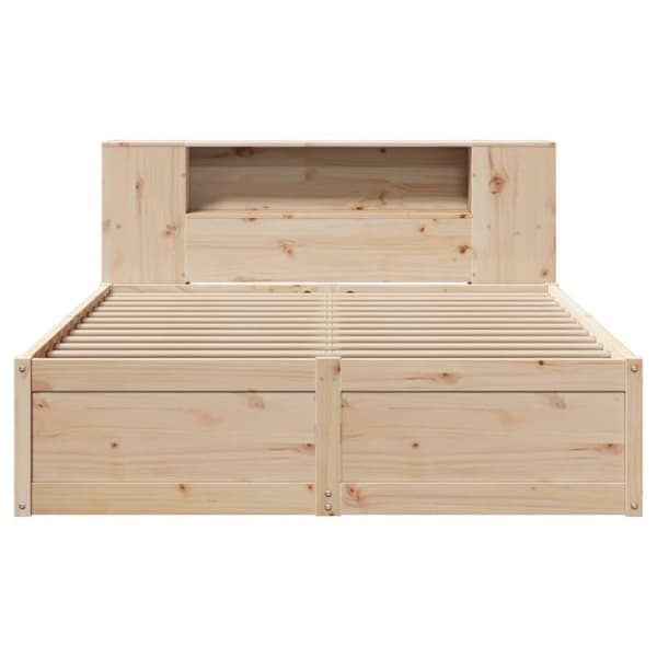 vidaXL Sengeramme uten madrass 120x190 cm heltre furu