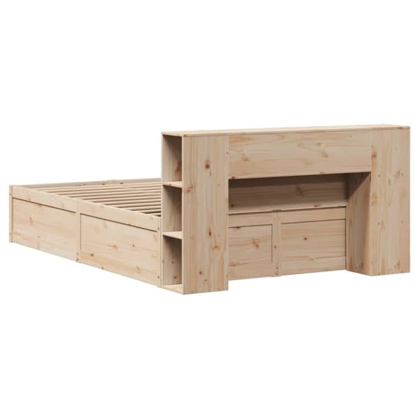 vidaXL Sengeramme uten madrass 120x190 cm heltre furu