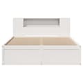 Miniatyrbilde 5 av 11: vidaXL Sengeramme uten madrass hvit 120x190 cm heltre furu