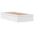 Miniatyrbilde 6 av 11: vidaXL Sengeramme uten madrass hvit 90x200 cm heltre furu