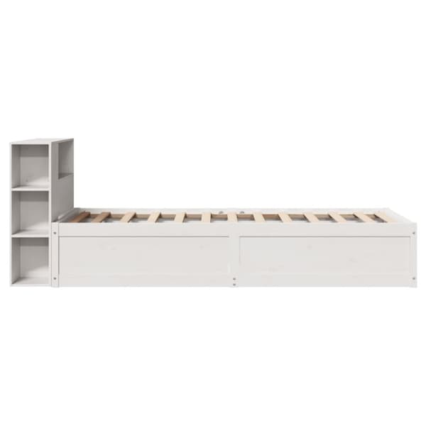 vidaXL Sengeramme uten madrass hvit 90x200 cm heltre furu