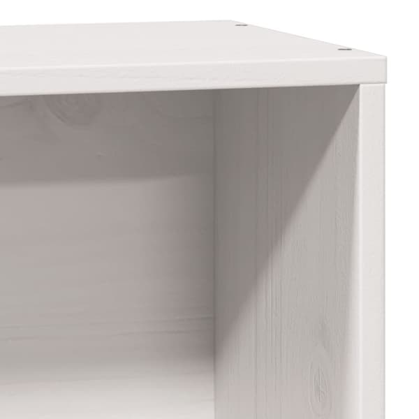 vidaXL Sengeramme uten madrass hvit 90x200 cm heltre furu