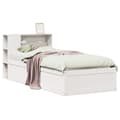 Miniatyrbilde 1 av 11: vidaXL Sengeramme uten madrass hvit 90x200 cm heltre furu