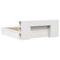 Miniatyrbilde 8 av 11: vidaXL Sengeramme uten madrass hvit 180x200 cm heltre furu
