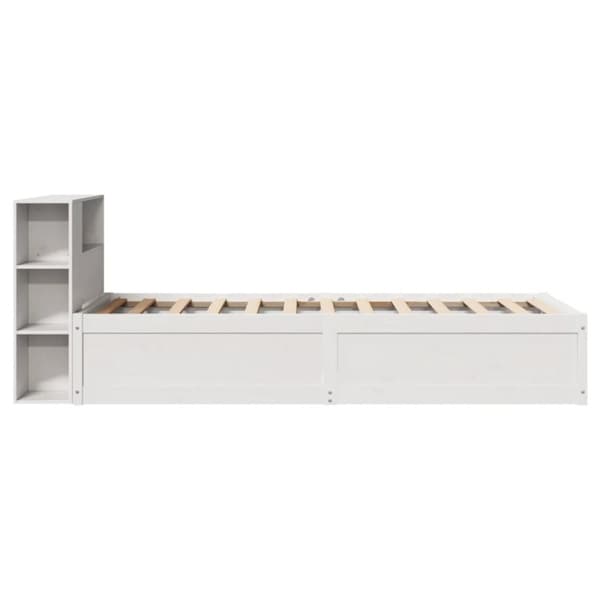 vidaXL Sengeramme uten madrass hvit 75x190 cm heltre furu