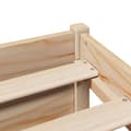 Miniatyrbilde 11 av 11: vidaXL Seng med bokhylle uten madrass 90x200 cm heltre furu