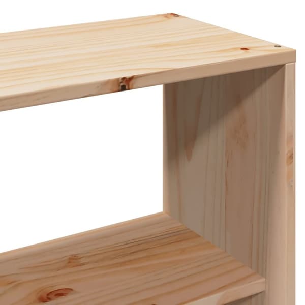 vidaXL Sängram utan madrass 140x190 cm massiv furu