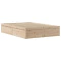 Pikkukuva 6 / 11: vidaXL Sängynrunko ilman patjaa 150x200 cm täysi mänty