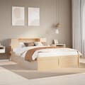 Miniatyrbilde 2 av 11: vidaXL Sengeramme uten madrass 150x200 cm heltre furu